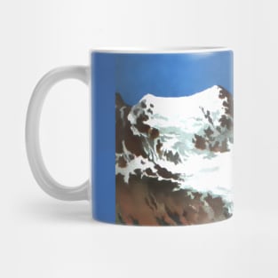 Icy mountains Mug